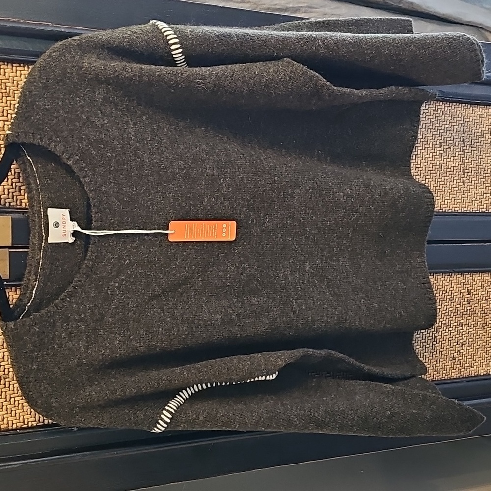 Women's Cozy Dark Green Sweater From Anthropologie